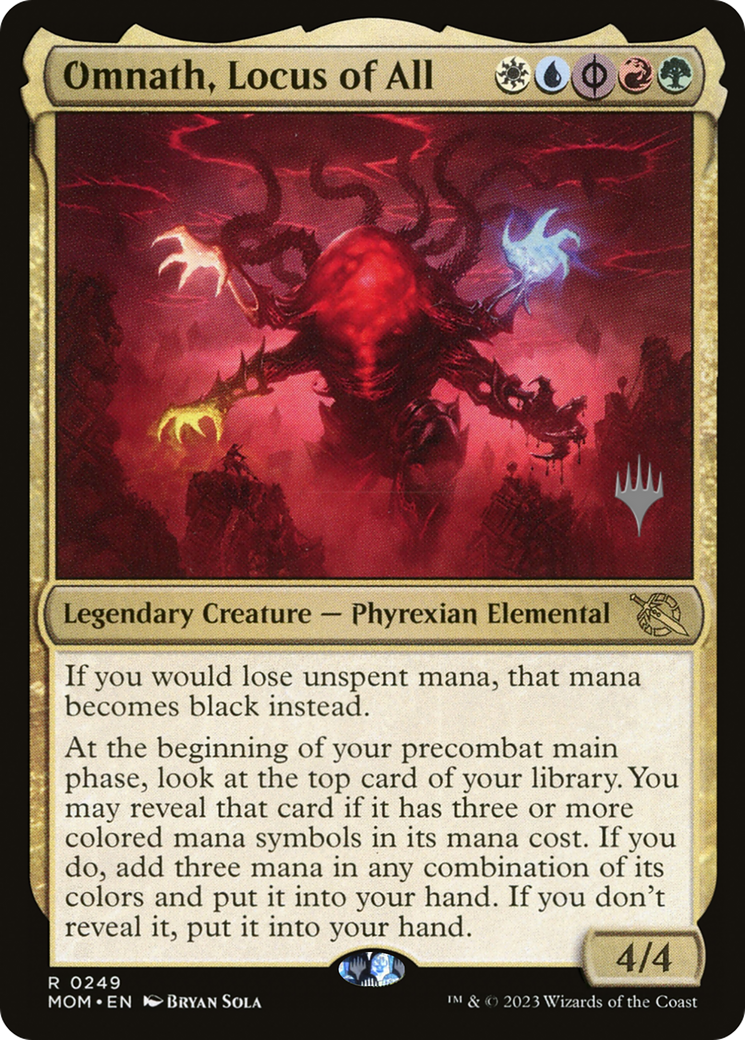 Omnath, Locus of All (Promo Pack) [March of the Machine Promos] | Deep Dive Games St. Marys