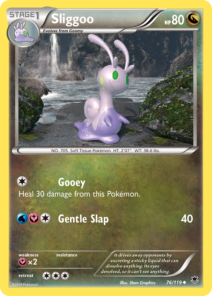 Sliggoo (76/119) [XY: Phantom Forces] | Deep Dive Games St. Marys