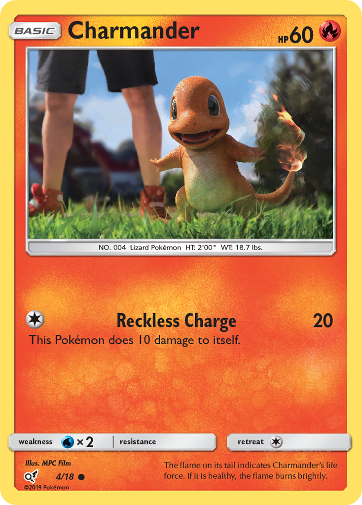 Charmander (4/18) [Sun & Moon: Detective Pikachu] | Deep Dive Games St. Marys