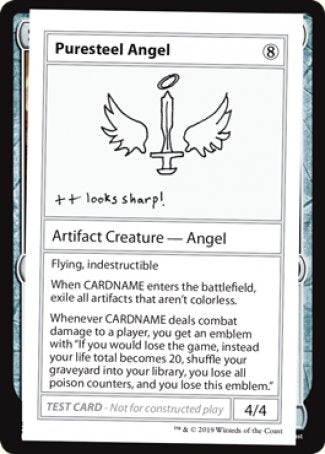 Puresteel Angel (2021 Edition) [Mystery Booster Playtest Cards] | Deep Dive Games St. Marys