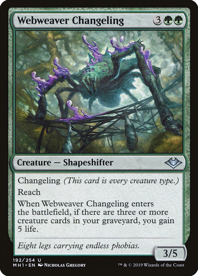 Webweaver Changeling [Modern Horizons] | Deep Dive Games St. Marys