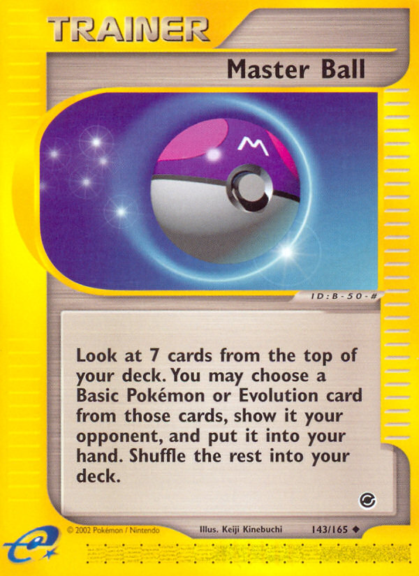 Master Ball (143/165) [Expedition: Base Set] | Deep Dive Games St. Marys