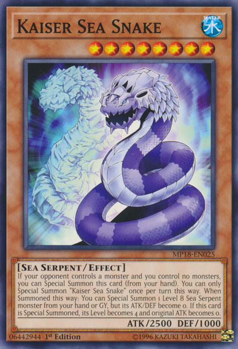 Kaiser Sea Snake [MP18-EN025] Common | Deep Dive Games St. Marys