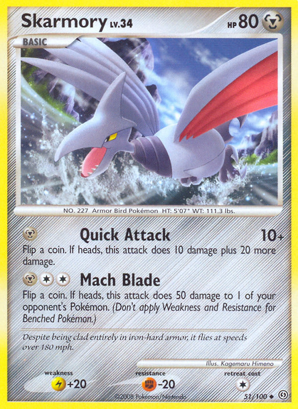 Skarmory (51/100) [Diamond & Pearl: Stormfront] | Deep Dive Games St. Marys