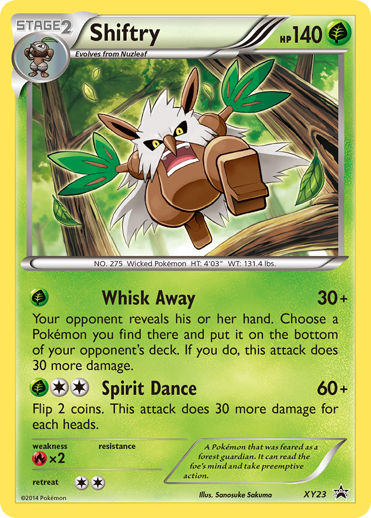 Shiftry (XY23) [XY: Black Star Promos] | Deep Dive Games St. Marys