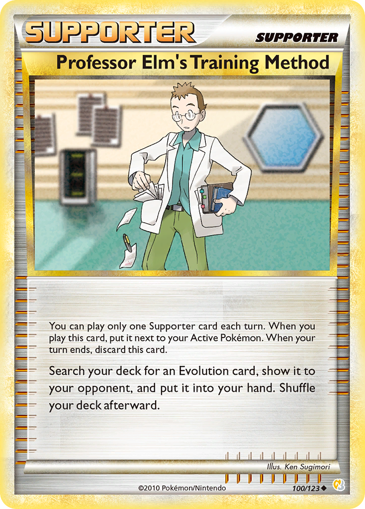 Professor Elm's Training Method (100/123) [HeartGold & SoulSilver: Base Set] | Deep Dive Games St. Marys