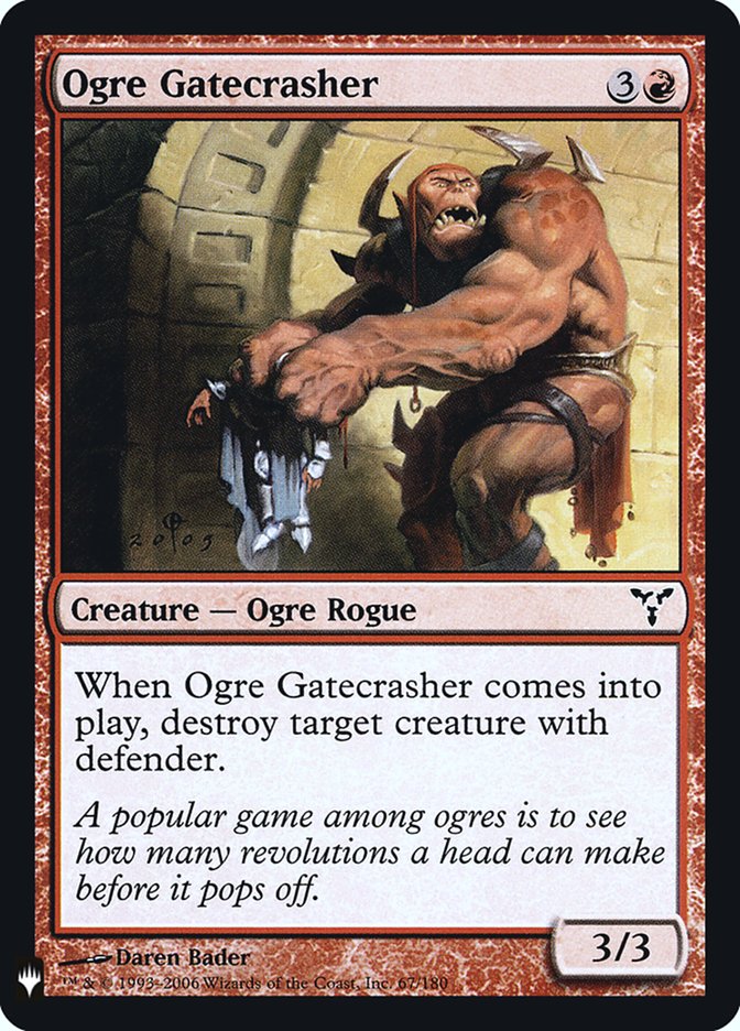 Ogre Gatecrasher [Mystery Booster] | Deep Dive Games St. Marys