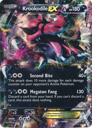 Krookodile EX (XY25) (Jumbo Card) [XY: Black Star Promos] | Deep Dive Games St. Marys