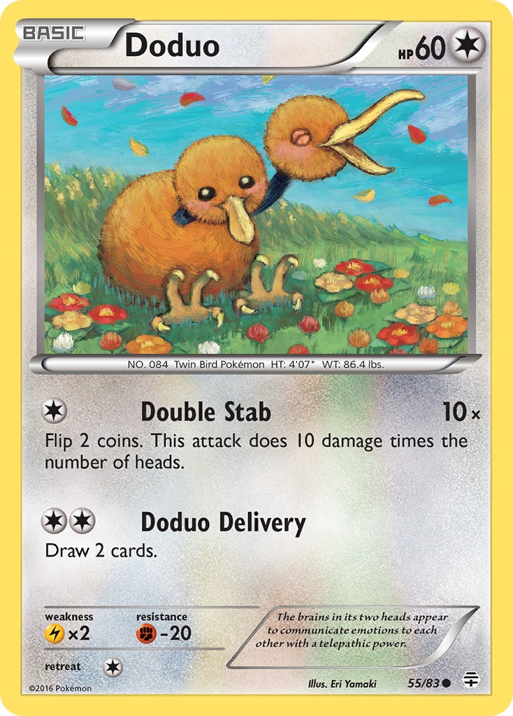 Doduo (55/83) [XY: Generations] | Deep Dive Games St. Marys