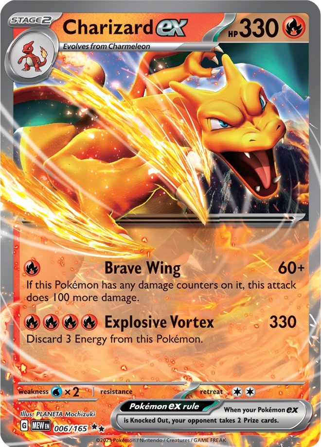 Charizard ex (006/165) [Scarlet & Violet 151] | Deep Dive Games St. Marys