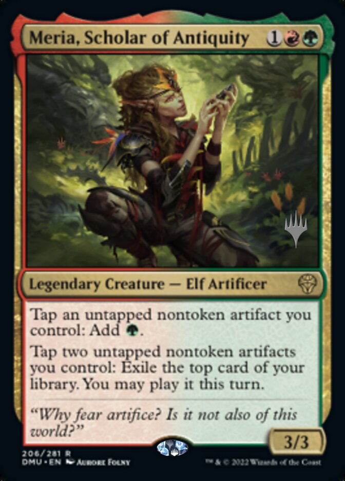 Meria, Scholar of Antiquity (Promo Pack) [Dominaria United Promos] | Deep Dive Games St. Marys