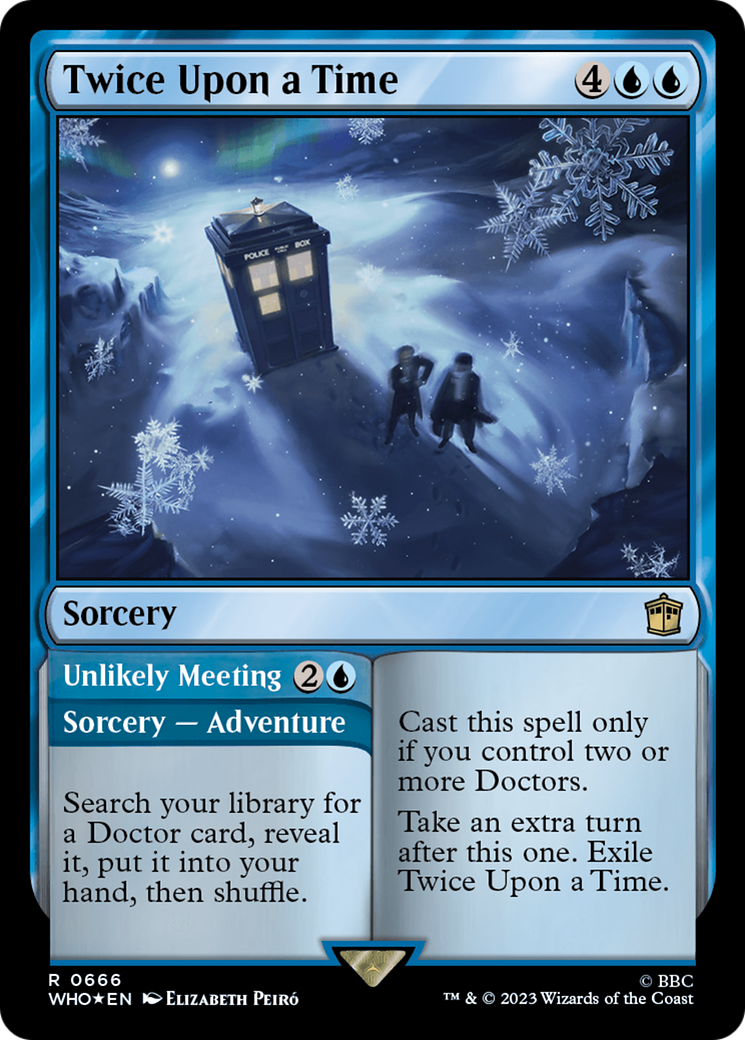 Twice Upon a Time // Unlikely Meeting (Surge Foil) [Doctor Who] | Deep Dive Games St. Marys