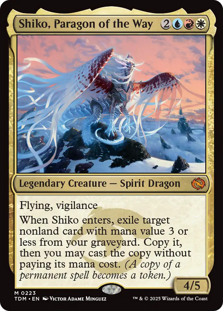 Shiko, Paragon of the Way [Tarkir: Dragonstorm] | Deep Dive Games St. Marys