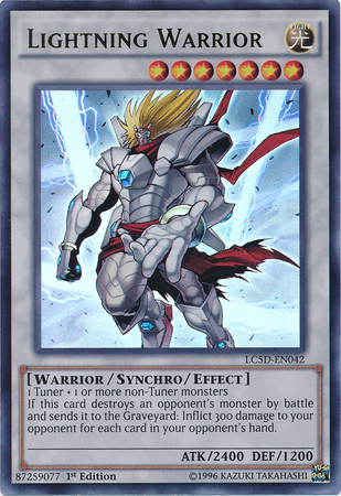 Lightning Warrior [LC5D-EN042] Ultra Rare | Deep Dive Games St. Marys