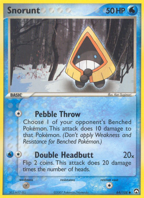 Snorunt (64/108) [EX: Power Keepers] | Deep Dive Games St. Marys