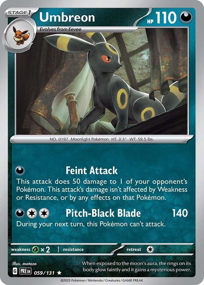 Umbreon (059/131) [Scarlet & Violet: Prismatic Evolutions] | Deep Dive Games St. Marys