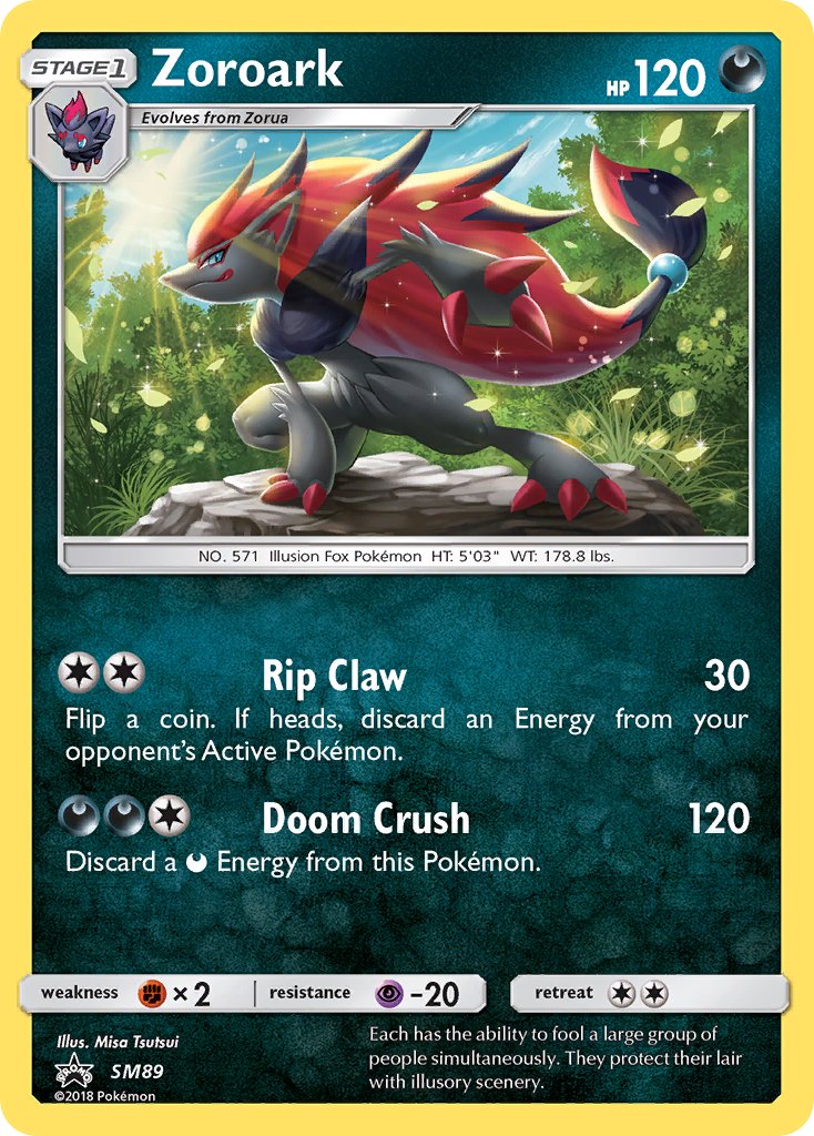 Zoroark (SM89) [Sun & Moon: Black Star Promos] | Deep Dive Games St. Marys