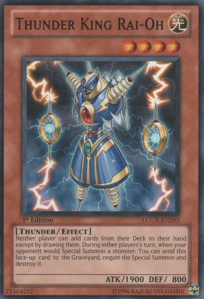 Thunder King Rai-Oh [LCGX-EN203] Common | Deep Dive Games St. Marys