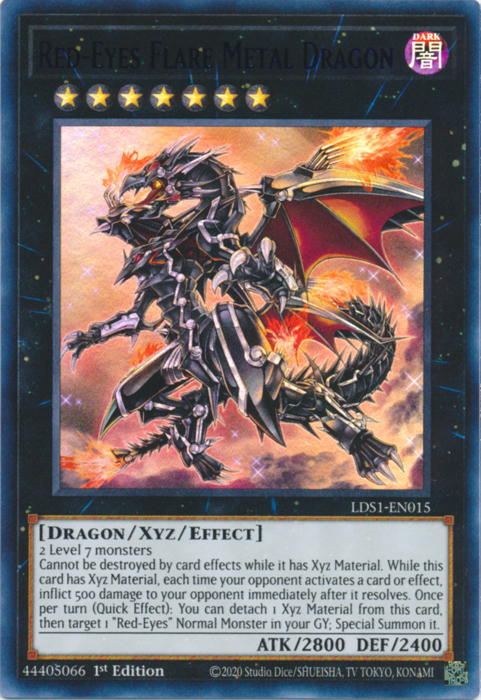 Red-Eyes Flare Metal Dragon (Purple) [LDS1-EN015] Ultra Rare | Deep Dive Games St. Marys