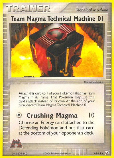 Team Magma Technical Machine 01 (84/95) [EX: Team Magma vs Team Aqua] | Deep Dive Games St. Marys