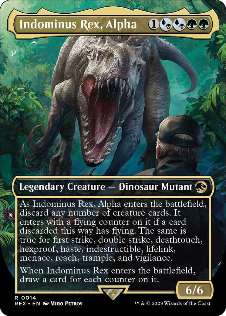 Indominus Rex, Alpha (Borderless) [Jurassic World Collection] | Deep Dive Games St. Marys