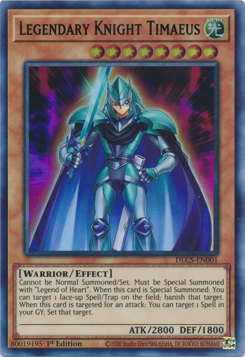 Legendary Knight Timaeus (Green) [DLCS-EN001] Ultra Rare | Deep Dive Games St. Marys