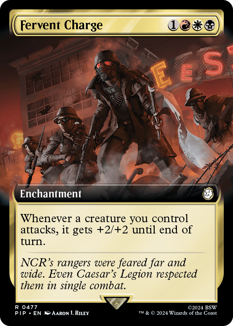 Fervent Charge (Extended Art) [Fallout] | Deep Dive Games St. Marys