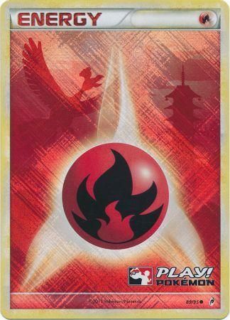 Fire Energy (89/95) (Play Pokemon Promo) [HeartGold & SoulSilver: Call of Legends] | Deep Dive Games St. Marys