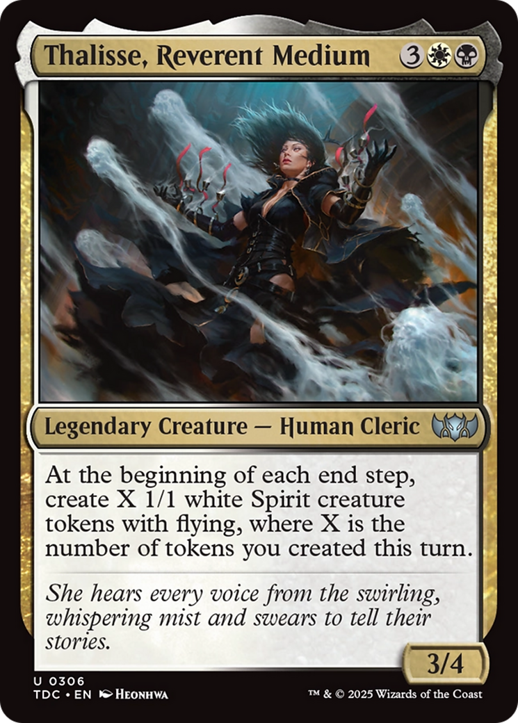 Thalisse, Reverent Medium [Tarkir: Dragonstorm Commander] | Deep Dive Games St. Marys