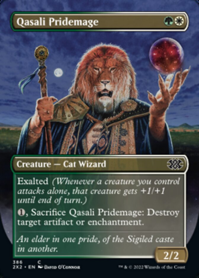 Qasali Pridemage (Borderless Alternate Art) [Double Masters 2022] | Deep Dive Games St. Marys