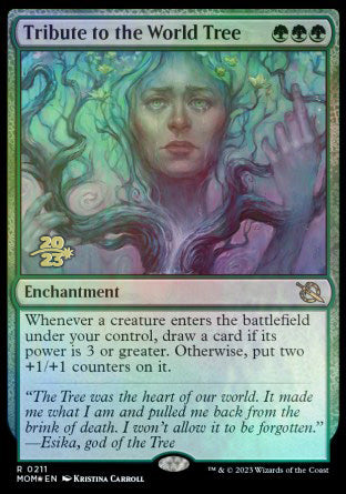 Tribute to the World Tree [March of the Machine Prerelease Promos] | Deep Dive Games St. Marys