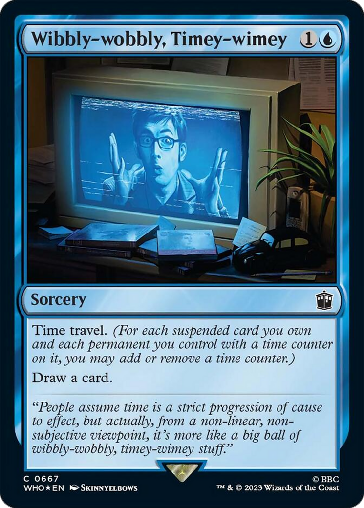 Wibbly-wobbly, Timey-wimey (Surge Foil) [Doctor Who] | Deep Dive Games St. Marys