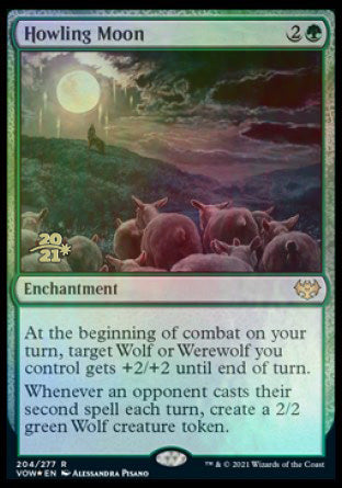 Howling Moon [Innistrad: Crimson Vow Prerelease Promos] | Deep Dive Games St. Marys