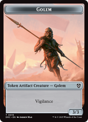 Golem (0014) // Golem (0015) Double-Sided Token [Aetherdrift Tokens] | Deep Dive Games St. Marys