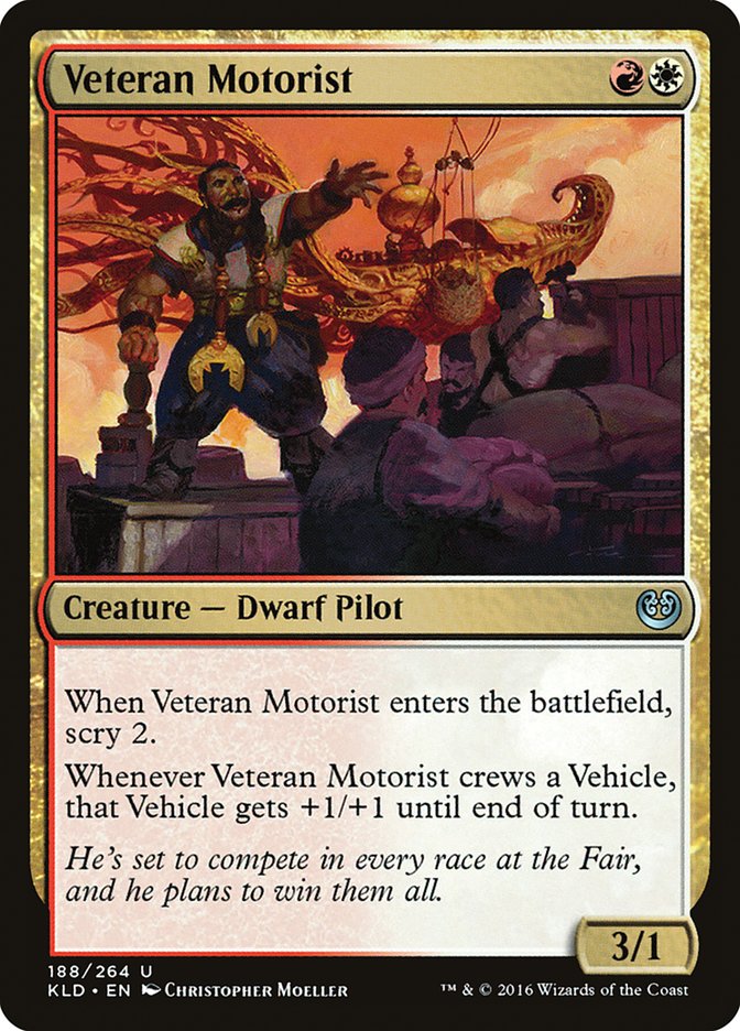 Veteran Motorist [Kaladesh] | Deep Dive Games St. Marys