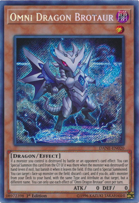 Omni Dragon Brotaur [DANE-EN020] Secret Rare | Deep Dive Games St. Marys