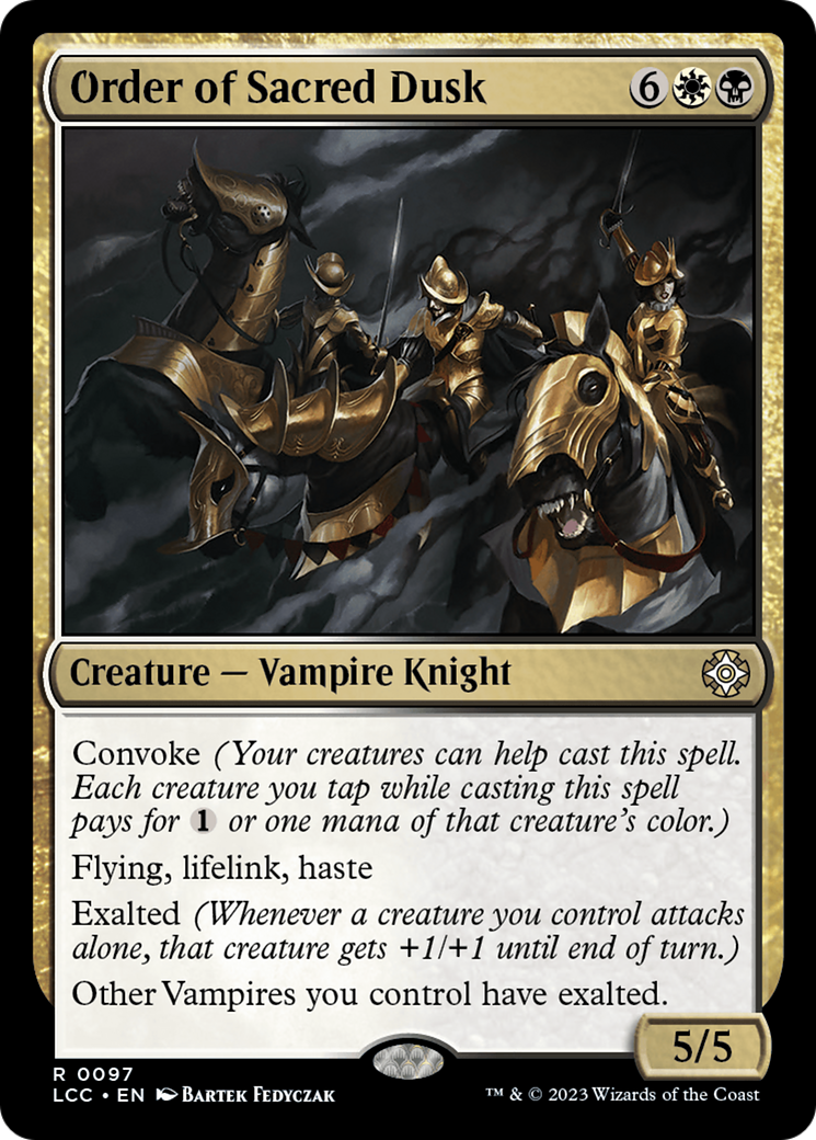 Order of Sacred Dusk [The Lost Caverns of Ixalan Commander] | Deep Dive Games St. Marys
