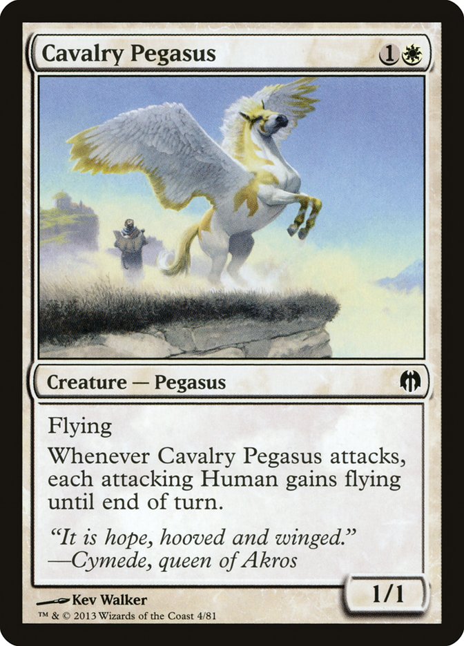 Cavalry Pegasus [Duel Decks: Heroes vs. Monsters] | Deep Dive Games St. Marys