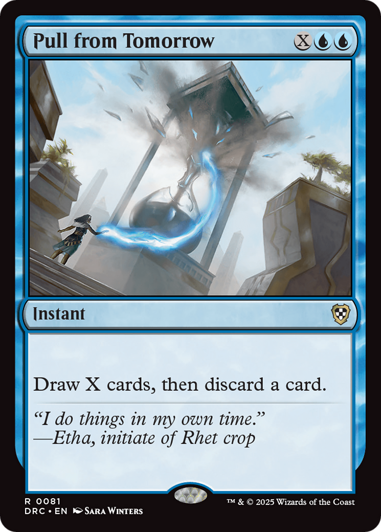 Pull from Tomorrow [Aetherdrift Commander] | Deep Dive Games St. Marys