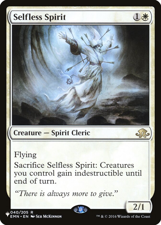 Selfless Spirit [The List] | Deep Dive Games St. Marys