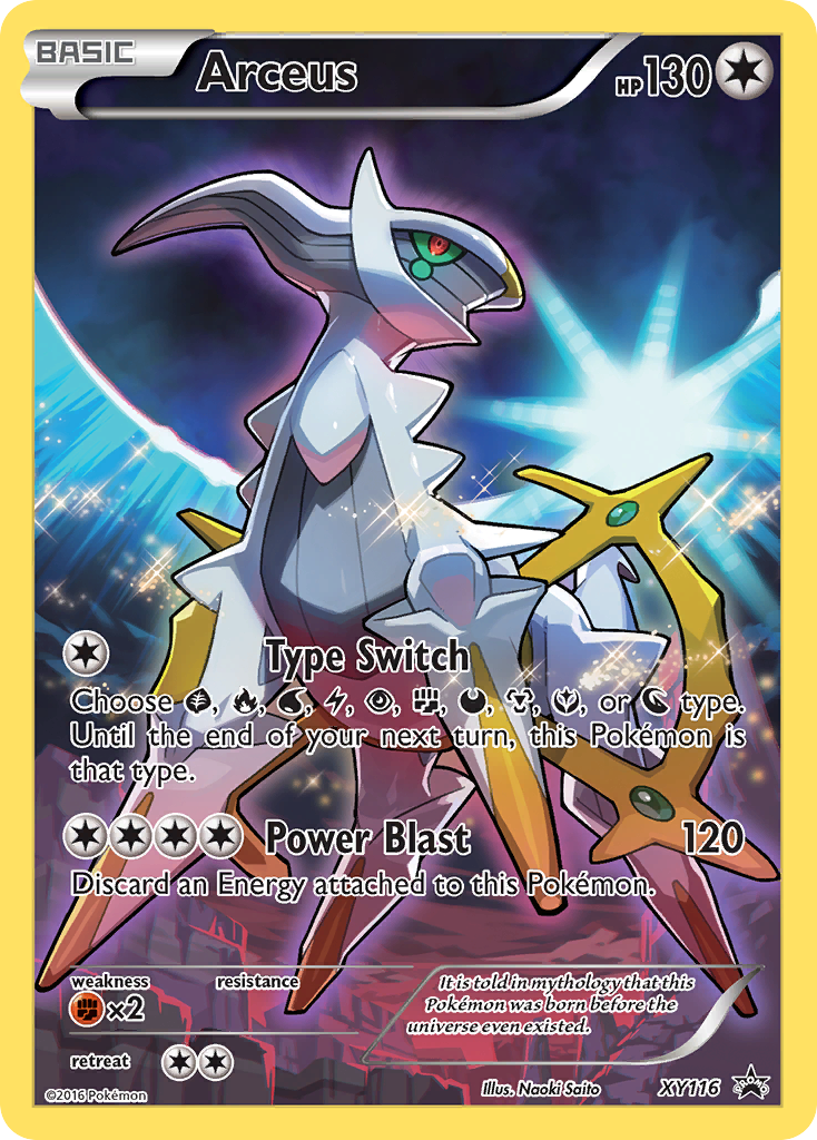 Arceus (XY116) [XY: Black Star Promos] | Deep Dive Games St. Marys