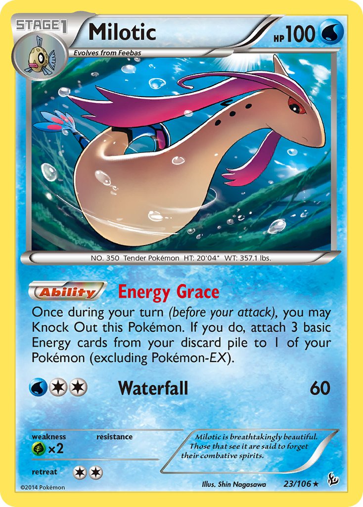 Milotic (23/106) (Theme Deck Exclusive) [XY: Flashfire] | Deep Dive Games St. Marys