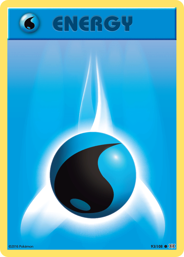 Water Energy (93/108) [XY: Evolutions] | Deep Dive Games St. Marys