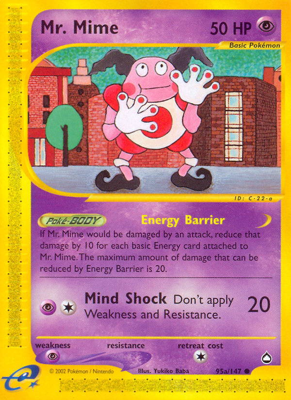 Mr. Mime (95a/147) [Aquapolis] | Deep Dive Games St. Marys