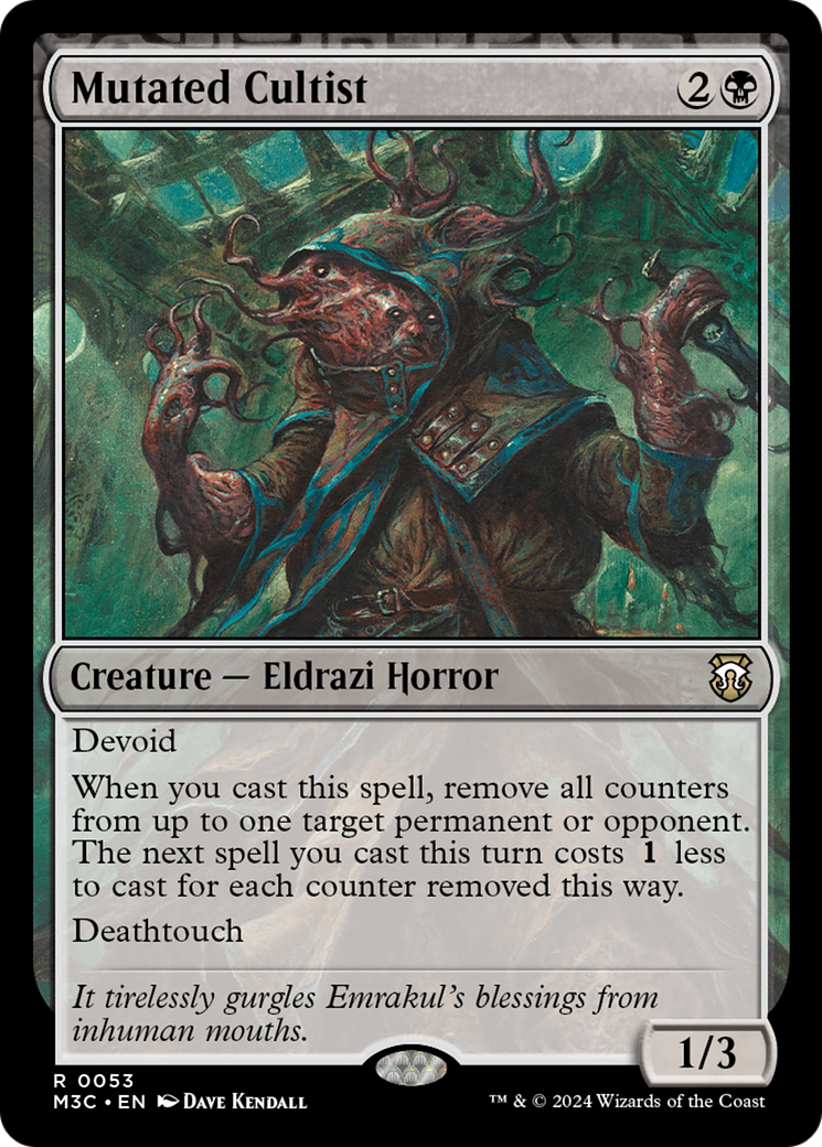 Mutated Cultist [Modern Horizons 3 Commander] | Deep Dive Games St. Marys