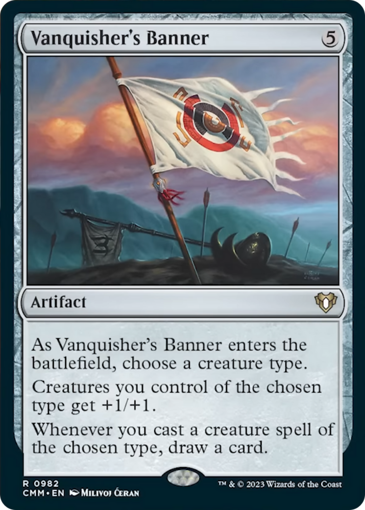 Vanquisher's Banner [Commander Masters] | Deep Dive Games St. Marys