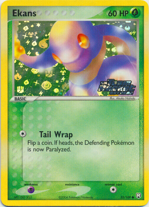 Ekans (55/109) (Stamped) [EX: Team Rocket Returns] | Deep Dive Games St. Marys