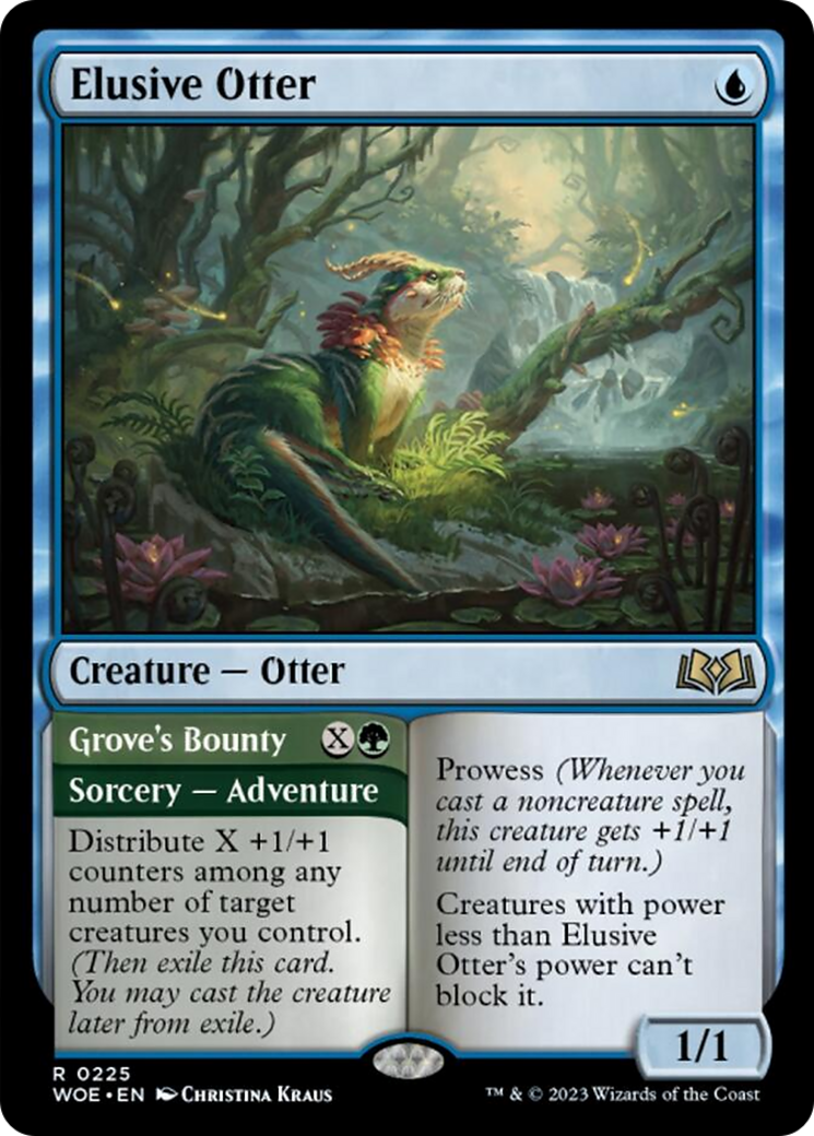 Elusive Otter // Grove's Bounty [Wilds of Eldraine] | Deep Dive Games St. Marys