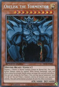 Obelisk the Tormentor [SBCB-EN202] Secret Rare | Deep Dive Games St. Marys