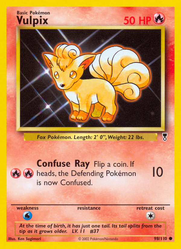 Vulpix (98/110) [Legendary Collection] | Deep Dive Games St. Marys